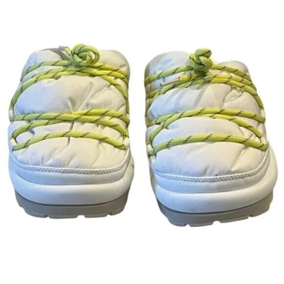 UGG Spaceslider Tech Slide Platform Lug Sole White Casual‎ Slide Slipper Size 10 - Picture 6 of 10